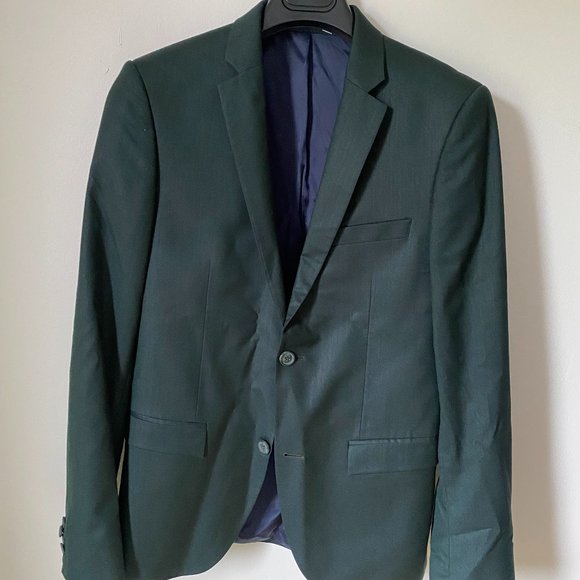 Topman Green Suit Jacket - Size 38 - Picture 1 of 2